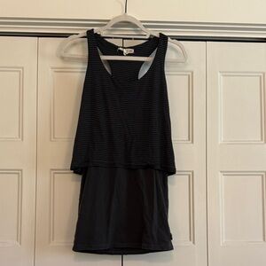 Billabong Charcoal Striped Top